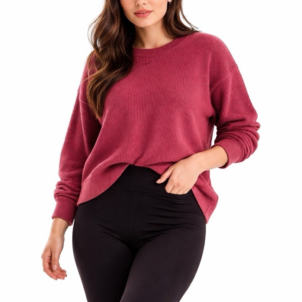 Aerie Outfit Bundle Womens Medium Sweater Black Leggings Cozy